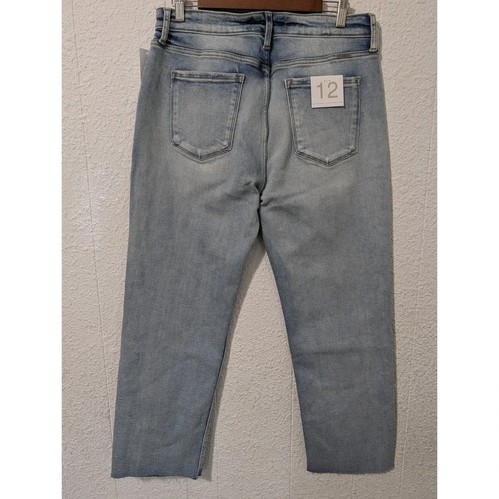 Kancan jeans style St1709GT-1-sf, Women's, Light, Nwt, Distressed Bottoms, 12/31